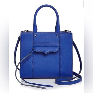 Rebecca Minkoff Mini MAB Crossbody Satchel in Cobalt Blue